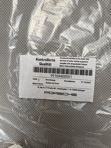 New genuine porsche - genuine, 991