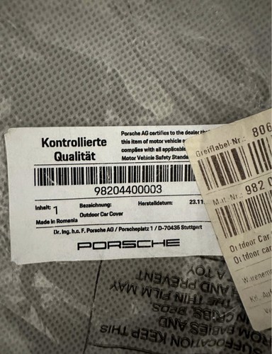 Genuine porsche outdoor car - porsche,