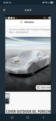 Porsche 718 car cover - car,